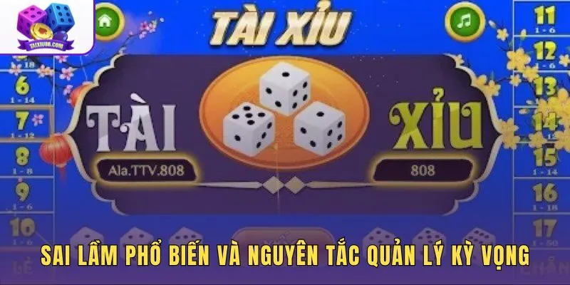 Tìm điểm rơi tài xỉu đi cùng kỷ luật và quản lý kỳ vọng