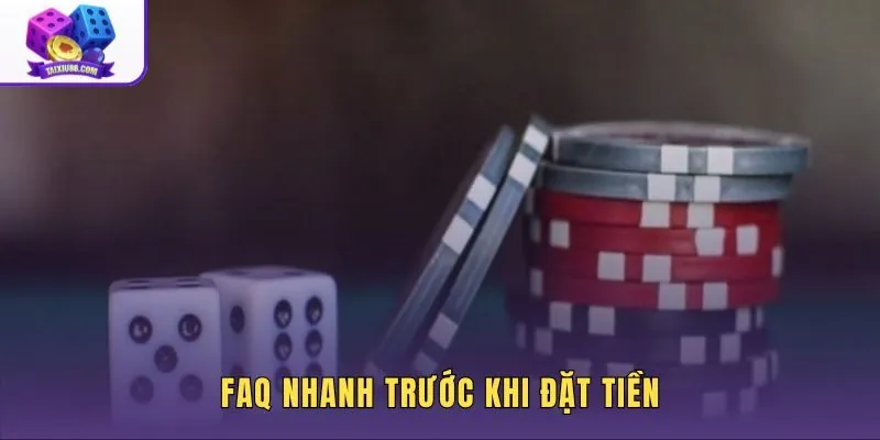Cược xí ngầu trực tuyến qua câu hỏi trước khi đặt tiền