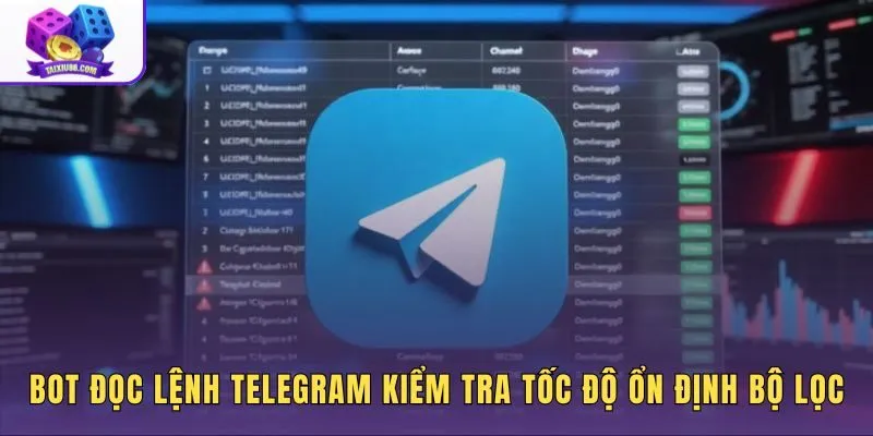 Bot đọc lệnh Telegram kiểm tra tốc độ ổn định bộ lọc